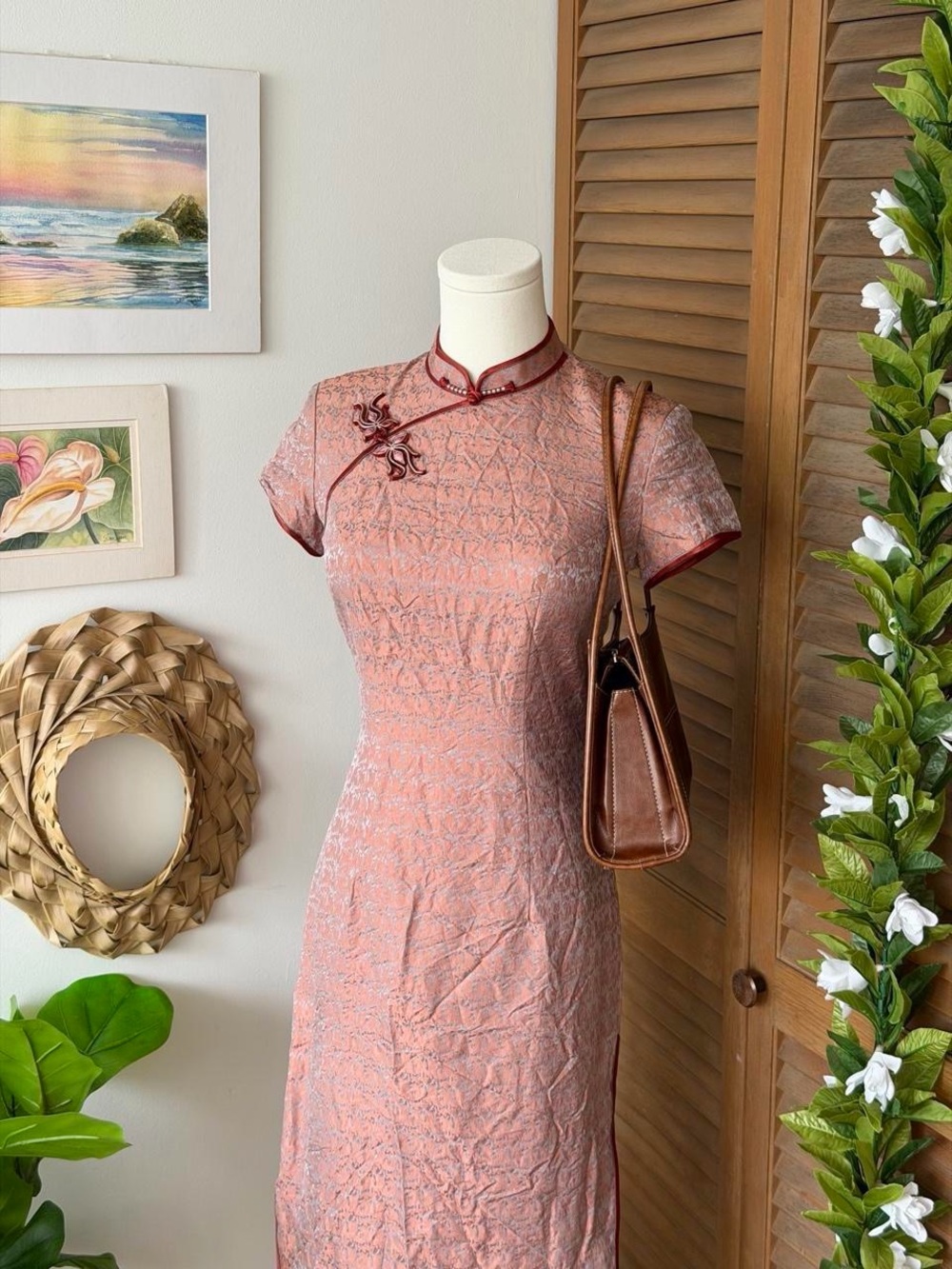 vintage chinese cheongsam/qipao dress